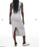 Ribbed pencil skirt