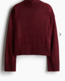 Fine-knit turtleneck jumper
